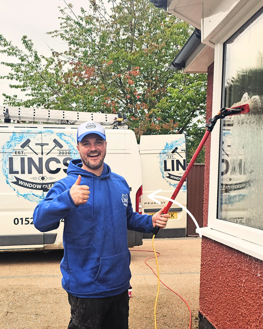 Logo of Lincs Window Cleaning - Leaflet Lincoln